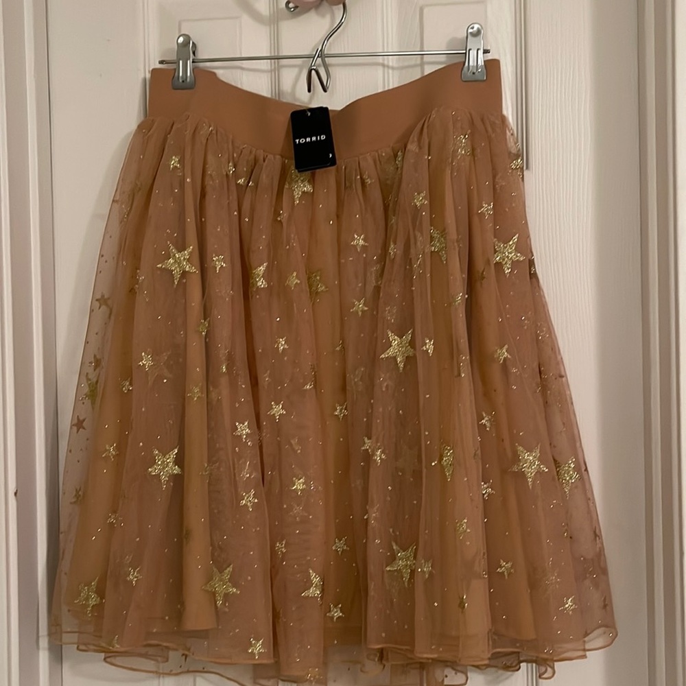 NWT Torrid Tulle Star Skirt